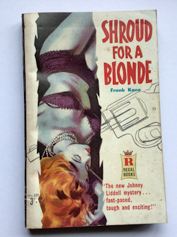 SHROUD FOR A BLONDE Australian pulp fiction paperback book 1959